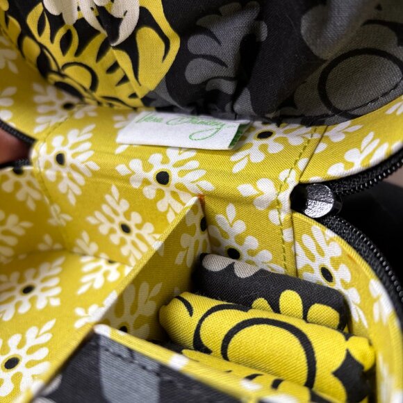 Vera Bradley Baroque Floral Pattern Jewelry Case Quilted Cotton Travel Organizer - Picture 13 of 17